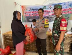 Sinergitas TNI-Polri Monitoring Penyaluran Bantuan Alat Perikanan 