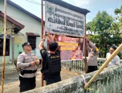 Polsek Lubuk Linggau Utara Sampaikan Himbauan Stop Karhutla Kepada Masyarakat