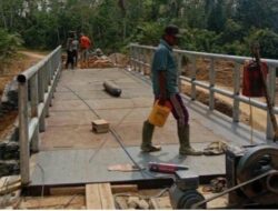 Diduga Pembuatan Jembatan Desa Teluk Melintang Serai Serumpun Asal-asalan