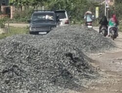 Diduga Ada Proyek Siluman Di Jalan Air Panas Tebo Ilir,Kabupaten Tebo.