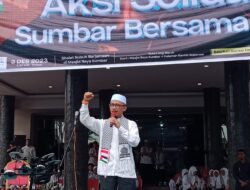 Irsyad Syafar,LC,M,Ed Ajak Masyarakat Kabupaten dan Kota Gelar Aksi Bela Palestina.