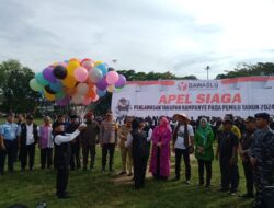 Wujudkan Pemilu Aman 2024, Bawaslu Sumbar Gelar Apel Siaga