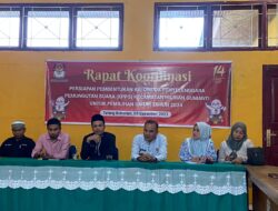 Rapat Koordinasi Persiapan Pembentukan KPPS Hiliran Gumanti Kabupaten Solok