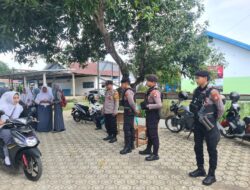 Patroli Sekolah, Kasat Samapta Imbau Pelajar Tidak Konvoi Usai Pelaksanaan Ujian Nasional