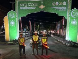 Personel Satlantas Polres Takalar Adakan Pengamanan Jelang Malam Pembukaan MTQ XXXIII