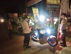 Dalam Rangka Harkamtibmas, Polsek Polut Gelar Operasi Cipta Kondisi
