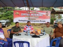 Polres Bungo Gelar Kegiatan Coffe Morning Bersama Forkopimda Kabupaten Bungo
