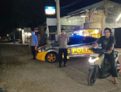 “Blue Light Patrol” Polsek Marbo Sasar Objek Vital dan Pemukiman Penduduk
