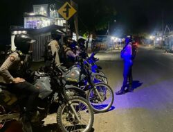 Rutin Lakukan Patroli, Patmor Sat Samapta Polres Takalar Berikan Rasa Aman Bagi Masyarakat di Malam Hari