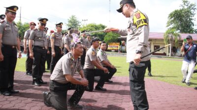 Kasi Humas Polres Sarolangun Naik Pangkat Bersama 26 Personel