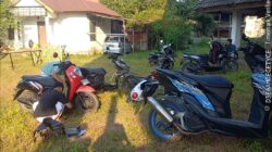 Warga Bentengsomba Opu Antusias Ikuti Servis Motor Gratis