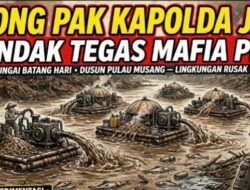 Pak Kapolda Jambi Irjen Pol. Drs. Widodo, S.H., M.H.  Tindak Tegas Jangan Duduk Manis ada Aktivitas PETI Masih Bebas Beroperasi Di Aliran Sungai Batanghari